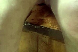 Huge Hankeys dildos on fucking machine