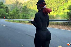 Morning Run Stranger Gets Fucked Hard in Tight Pussy