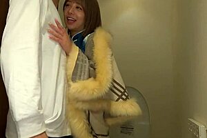 Asian babe rides for creampie until pregnant