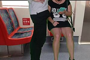 i can't believe this pretty girl in a dress gave a handjob and blowjob to a stranger in public