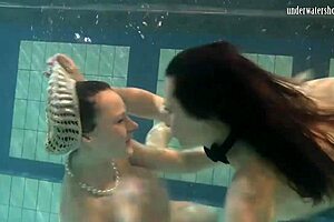 i love watching katka and barbara's bouncing tits underwater