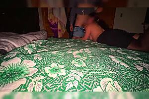 Did this divorced milf mistake the light for a lamp during homemade sex?