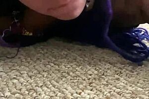 A slave girl gets taken by a big black cock