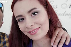 Stranger Impregnates Hot Wife Scyley Jam With Creampie Right Before Cuckold's Eyes!