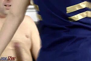 i watched that mature milf in uniform get spunked all over her stockings and shoes.