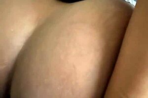 homemade ebony blonde gets bent over in doggystyle in the bedroom.