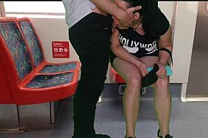 i can't believe this pretty girl in a dress gave a handjob and blowjob to a stranger in public