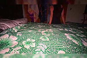 Did this divorced milf mistake the light for a lamp during homemade sex?