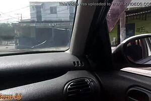 The married latina slut exposes her pussy publicly on the street for everyone to see