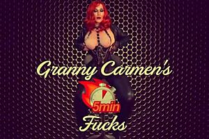 granny carmen's christmas in july stick and dick orgasms?