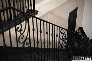 pure taboo ember snow fucks anyone willing to cum inside her, riding deepthroat and cowgirl in the snow.