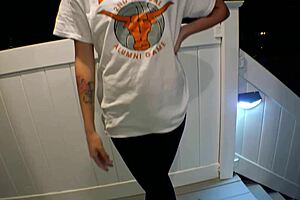 Ginger Luna Parish and Blonde Sassy Seductively Lick and Rub Each Other's Shaved Pussies with Toys