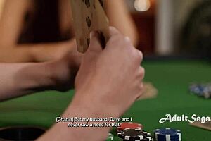 A man went to bed, but the erotic poker game continued