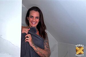 Amy and Stella sharing a big cock