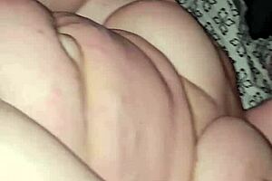 She's spreading her pussy for some anal action