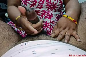 Indian Pregnant Neighbor Riding Cock While Controlling Orgasm