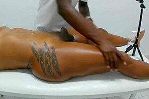 Latina trans woman Pajean gets fucked after a massage session