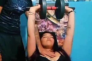 fucking stepsister in gym for fitness fun