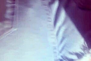 Horny guy quickly fucked in jeans without any preparations