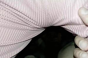 I see my shy stepsister alone at home, feeling horny