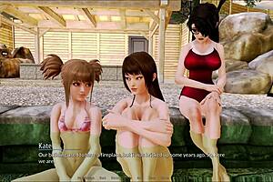 Harem hotel 104 - the best threesome scenes compilation