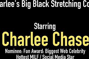 i'm charlee chase, top heavy milf, stretching my huge mature muff with toys