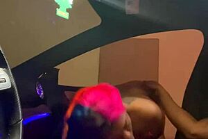 Guy gets slutted out in the CLS 500 with sloppy missionary and creampie