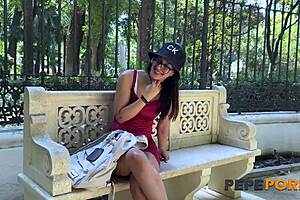 Wow! Nympho Latina Fucks Friend on Seville Streets for Pepeporn!