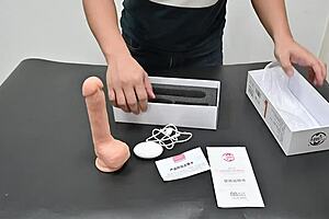 Remote-controlled dildo for intense pleasure with heat