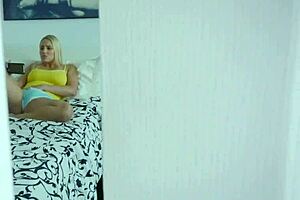 stretching sultry stepmother vanessa cage in threesome