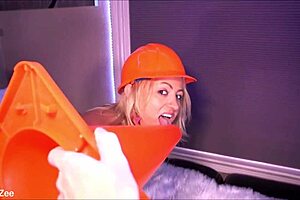 Blonde Slut Sam Zee Toys Ass to Orgasms