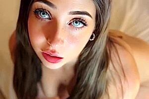 My best friend's cock slides in so easy, cums fast without condom