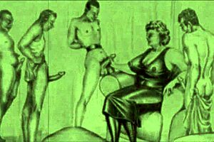 Vintage erotične risbe iz antike