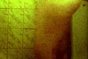 spy shower catches perfect ass ebony babe bathing naked