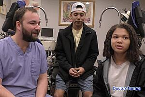 Dr Tampa at FEMA Camps - Michelle Anderson Gets Handcuffed and Sucked Off in Backstage POV Action. See the Slaps and Big Tits!