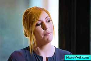 Lauren explains Nuru, blended with sensual technique
