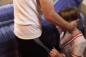 Mariah Mars, the naughty cheerleader, says she loves cock in her tight pussy.