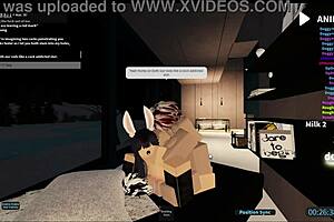 Slut Gets Gangbanged In Roblox Condo