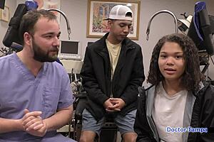 Dr Tampa at FEMA Camps - Michelle Anderson Gets Handcuffed and Sucked Off in Backstage POV Action. See the Slaps and Big Tits!