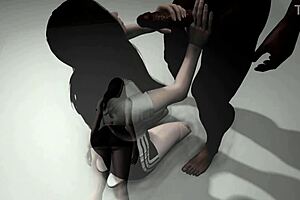 megan f getting banged by a big black cock in anal 😍