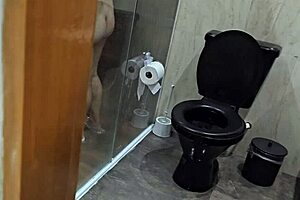 Sharing a hotel room with my stepsister on business trip