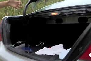 Huge Tits Slut Porcha Sins Cheats In Car Doggystyle!