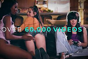 All Girl Massage - Hot Lesbian Threesome Relieves Bride Gianna Dior's Stress