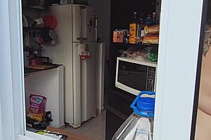 Dude, finally caught my hot neighbor stark naked! 😜