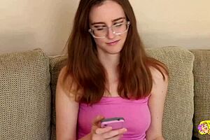 mature lesbian seduces geeky colleague