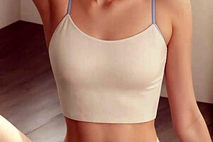 Cute Lingerie Models Posing Barefoot in Panties