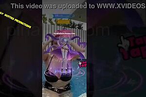 chatting with ana jalandoni in bikini and downblouse 👙