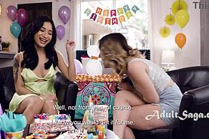 Birthday Ass Licking for the Birthday Girl- Avery Black Chanel Camryn