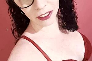 pregnant wife with short hair and piercing gives pussy in bedroom to big black cock