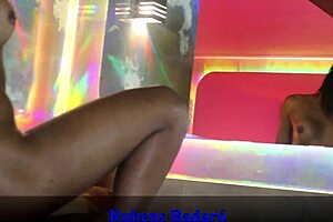 Fucking trans ass in red sheer